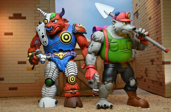 NECA TMNT Cartoon Two Pack Dirtbag & Groundchuck